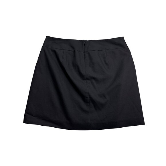 Forever 21 Essentials Mini Skirt Size 8 Black 2 Pockets Lined - Picture 4 of 7